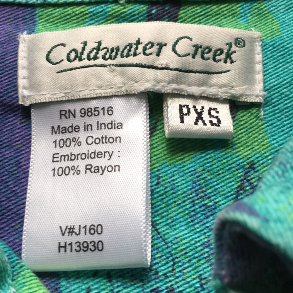 🍀 Coldwater Creek Printed Jacket 🍀 - Picture 4 of 4